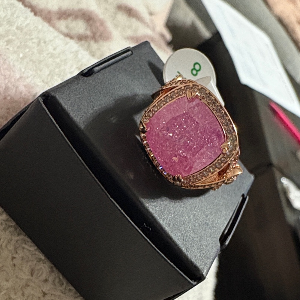 Bomb Party Pink Stone Ring